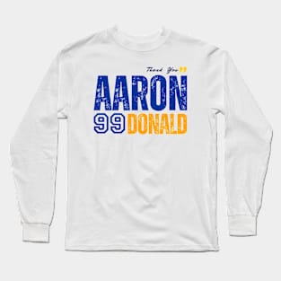 THANK YOU AARON 99 DONALD Long Sleeve T-Shirt